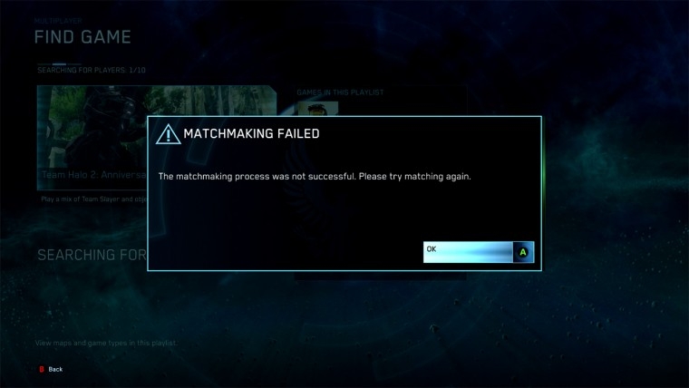 Searching failed. Matchmaking failed 201 colorful.
